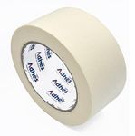 Amazinnov - 50m*50mm Masking Tape for Painting and Masking Adhesive Residue-free (lot 1.50m*50mm).