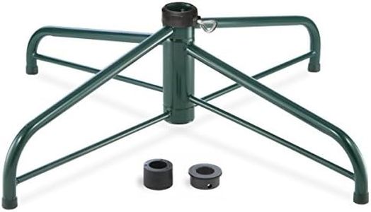 National Tree Company Christmas Tree Folding Stand, Green, For Trees 9 - 10 Feet, 32 Inches