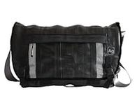 Alchemy Goods Pike Messenger Bag, Made from Recycled Bike Tubes, Black