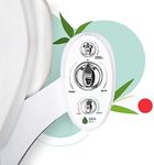 Zen Bidet Attachment for Toilet Warm Water - Dual Nozzle Warm Water Bidet Attachment with Self-Cleaning Nozzles and Ceramic Valves - 15 Minute DIY Installation with Picture Instructions