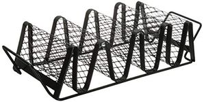 Outset 76449 Taco Rack, Nonstick, Black, 14.57 x 4.84 x 3.19"