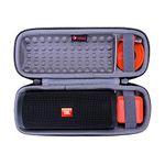 XANAD Case for JBL Flip Essential 2/1 or Flip 4 or JBL Flip 3 Waterproof Portable Bluetooth Speaker - Storage Travel Carrying Bag Grey