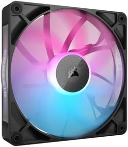 CORSAIR iCUE Link RX140 RGB 140mm PWM Fan - Magnetic Dome Bearing - Single Fan - Black