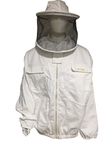 Bee Smart 511 Heavy Duty Bee Keeping Jacket with Round Veil (XL)