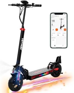 HITWAY Trottinette Electrique Adulte H9 Trottinette Pliable 60-70KM Batterie 15,6AH Moteur 800W Pneus Pneumatiques Tout-Terrain 10" 25KM/H, Scooter Électrique, 4Amortisseurs 3Modes de Vitesse APP