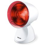 Beurer IL21 Infrared Heat Lamp | Warm and soothing infrared light | Helps ease muscle aches and joint stiffness | Speed recovery from the common cold | Improve complexion | With 5 angles of inclinatio