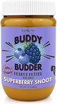 BUDDY BUDDER, Superberry Snoot, 100% Natural Dog Peanut Butter, Healthy Peanut Butter Dog Treats, Dog Enrichment, Dog Pill Pocket, Made in USA (17oz jar)