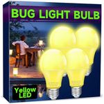 UNILAMP Yellow LED Bug Light Bulbs,