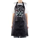 G2TUP Dog Grooming Apron with Pockets Dog Groomer Apron I Will Call You When Your Dog is Ready Dog Groomer Gift (Dog Groomer Apron)