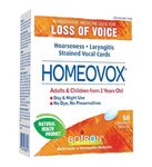 Boiron Homeovox, 60 Tablets, Homeopathic Medicine for hoarseness, loss of voice, laryngitis and strained vocal chords