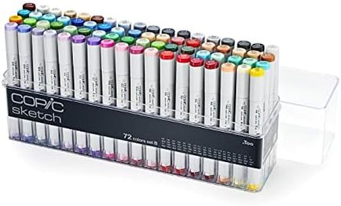 Copic Sketch, Ultra-blendable Alcohol Markers, 72pc Set B