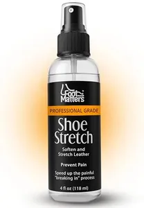 FOOTMATTERS Professional Boot & Shoe Stretch Spray – Softener for Leather, Suede, Nubuck, Canvas – 4 oz