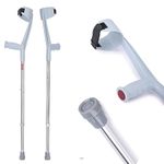 iwalk; Changing Lives Iwalk Ws104 Adjustable Aluminum Elbow Crutch - Universal - Silver