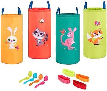 B. toys Outdoor Toy - Sack Bouncing Sacks & Tripod Bands - Egg Running Game - Children's Birthday Games - Garden Toy from 5 Years - Egg Racing