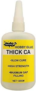 Ickysticky Thick CA Glue 120 g Premium superglue Wood, Craft, Metal, Plastic, Model Kits, DIY, Home, Office