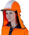 UVeto Australia GBMOR-HC Gobi Overhat Micro Mesh Hi-Vis Orange, One Size, Hi Vis Orange