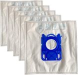 Generic 5 x Vacuum Cleaner Bags for AEG, Philips, Electrolux S-Bag Canister Models