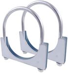 2 Pcs Heavy Duty Exhaust U Clamps Ø