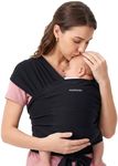 Momcozy Baby Wrap Carrier, Easy-On 2-Piece Design, Newborn to 33 lb