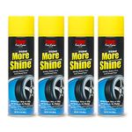 Stoner Car Care 91044-4PK 12-Ounce More Shine Original Tire Dressing Spray for Tire and Wheel Care and Long Lasting Tire Shine Rain Resistant Make Faded Tires Look New, Pack of 4