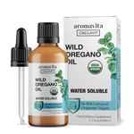 Aromavita Oregavit Wild Oregano Oil Water Soluble - Natural Vegan Herbal Supplement for Digestive, Immune Support and Respiratory Health - Multiple Uses,1.7 fl.Oz/50ml