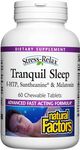 Natural Factors Stress-Relax Tranquil Sleep, 60 Chewable Tablets