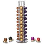 YGJT Coffee Pods Holder Stand for Nespresso Capsule, Coffee Capsules Holder, Nespresso Coffee Pod Storage Rack for 40 Pcs Capsules (not Included Coffee pods)