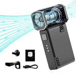 VSGO Electronic Air Blower Portable Rechargeable Electric Air Duster 100000 RPM Palm Turbo Blower for Camera, Lens, Keyboard, Laptop Cleaning