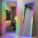 LVSOMT RGB LED Mirror, Full Length 