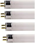 Long Life Lamp Company 4 x T5 6w Flourescent Tube (225mm inc pins) 3500k White