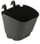 CAPPL Vertical Garden Wall Hanging Pot, 100 Pcs, Black Colour