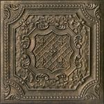 A La Maison Ceilings R126 Bijout Bee Foam Glue-up Ceiling Tile (129.6 sq. ft./Case), Pack of 48, Rusted Steel