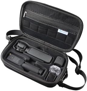 Skyreat Osmo Pocket 3 Case, Portable PU Storage Protective Bag for DJI Osmo Pocket 3 Creator Combo Accessories