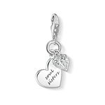 Thomas Sabo Women Charm Pendant Soul Sisters Charm Club 925 Sterling Silver 1316-001-12