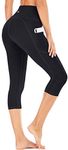 IUGA High Waist Yoga Pants with Pockets, Gym Leggings for Women Tummy Control, Workout Leggings for Women 4 Way Stretch