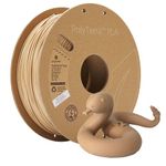 Polymaker Matte PLA Filament 1.75mm Pastel Peanut, 1.75 PLA 3D Printer Filament 1kg - PolyTerra 1.75 PLA Filament Matte Peanut Tan 3D Printing Filament