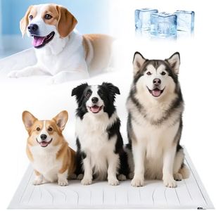 Tapis Rafraichissant Chiens et Chats Tapis de Gel Non-Toxique Auto-refroidissant Animaux Tapis Rafraichissant Chats Résistant Aux Rayures (XL,102 x 150 cm)