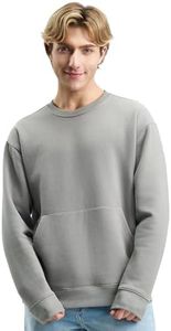 Mega Tshop Crewneck Sweatshirt with Pocket Heavyweight Fleece 12.3 oz. Cotton Blend Winter Pullover for Men Women Unisex Stone Brick 2XL