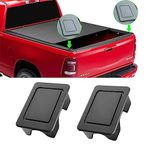 Moonlinks Bed Rail Stake Pocket Covers Compatible with Dodge Ram 1500 2500 3500 2009-2018,Ram Stake Hole Plugs,Rear Truck Tonneau Covers Stake Holes Caps Plugs Bed Rail Stake Pocket Cover (2 PCS)