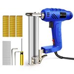 Heavy Duty Electric Staple Nail Gun 2 in 1 Brad Nailer/Stapler/Nailer Tacker - Multifunction Upholstery Staple Gun for Wood Floor Carpet Fence - Household Power Woodworking Tool