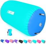 AWSUM Air Roller Gymnastics Barrel Inflatable Tumbling Mat Back Handspring Trainer for Octagon Mat Gym Home Gymnastics Equipment 1PCS，No Electric Pump
