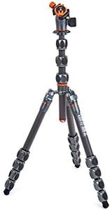 3 Legged Thing Albert 2.0 Carbon Fiber Travel Tripod System (Metallic Slate Grey)