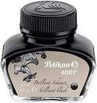 Pelikan Brilliant Black Bottled Ink for Fountain Pens, 30ml (4001)