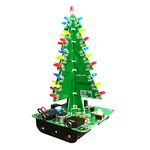 Gikfun Audio Controlled 3D LED Flashing Christmas Tree DIY Kits Soldering Practice EK1685