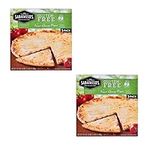 Sabatasso’s Gluten-Free Four Cheese Frozen Pizza (Two Boxes of 3 Pizzas) | Thin and Crispy Crust, Italian Style Pizza | Each Pizza Serves 12 | By Gourmet Kitchn