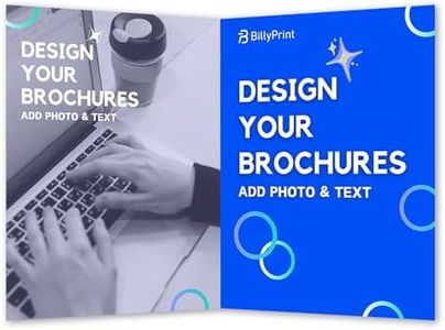 BillyPrint Customized Brochures&Flyer 230GSM For Business, Double-Sided Printing Bi-Fold Glossy Paper Professional, Engaging, and Informative Marketing Material,11x17 inches-25 Sheets
