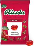 Ricola Cherry Throat Drops, 45 Count, Daily Drops For Delicious Throat Refreshment, Oral Anesthetic, Naturally Flavored