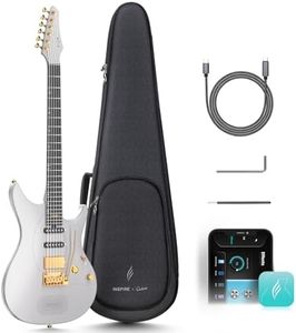 Enya Electric Guitar Inspire 39" Smart Electric Carbon Fiber Guitarra with 15W Wireless Speaker, 20 Distinct Tones, Onboard Presets, Charging Cable, Adjusting Wrench, and Gig Bag