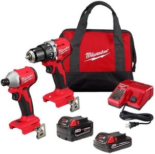 Milwaukee M18 Compact Brushless 2-Tool Combo Kit