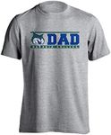 Georgia College Bobcats Proud Parent Dad T-Shirt, Athletic Heather, X-Large